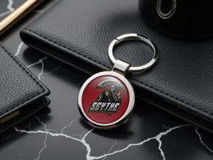 Individueller Acryl-Keyfob Metall Premium Design